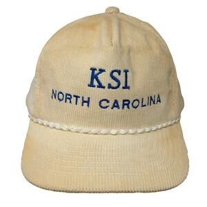 KSI North Carolina Snapback Rope Hat Beige One Size Embroidered That Hat